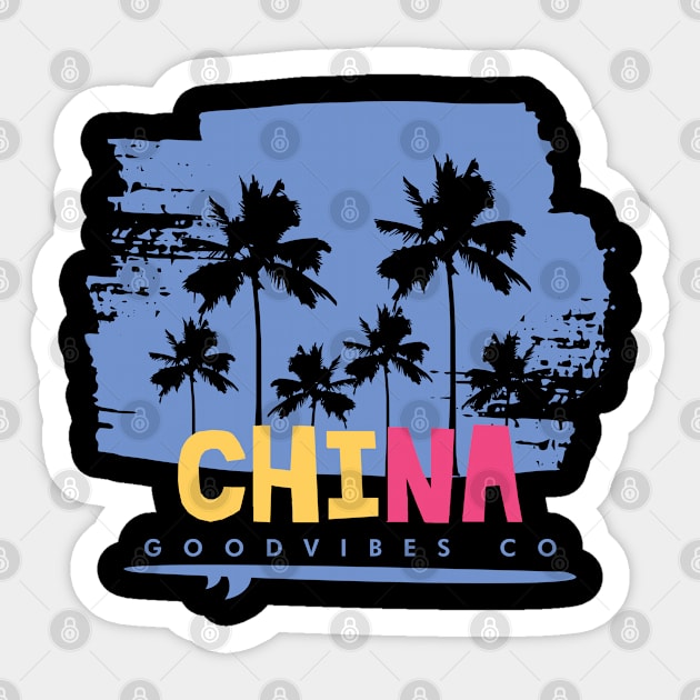 China surf the waves Sticker by NeedsFulfilled